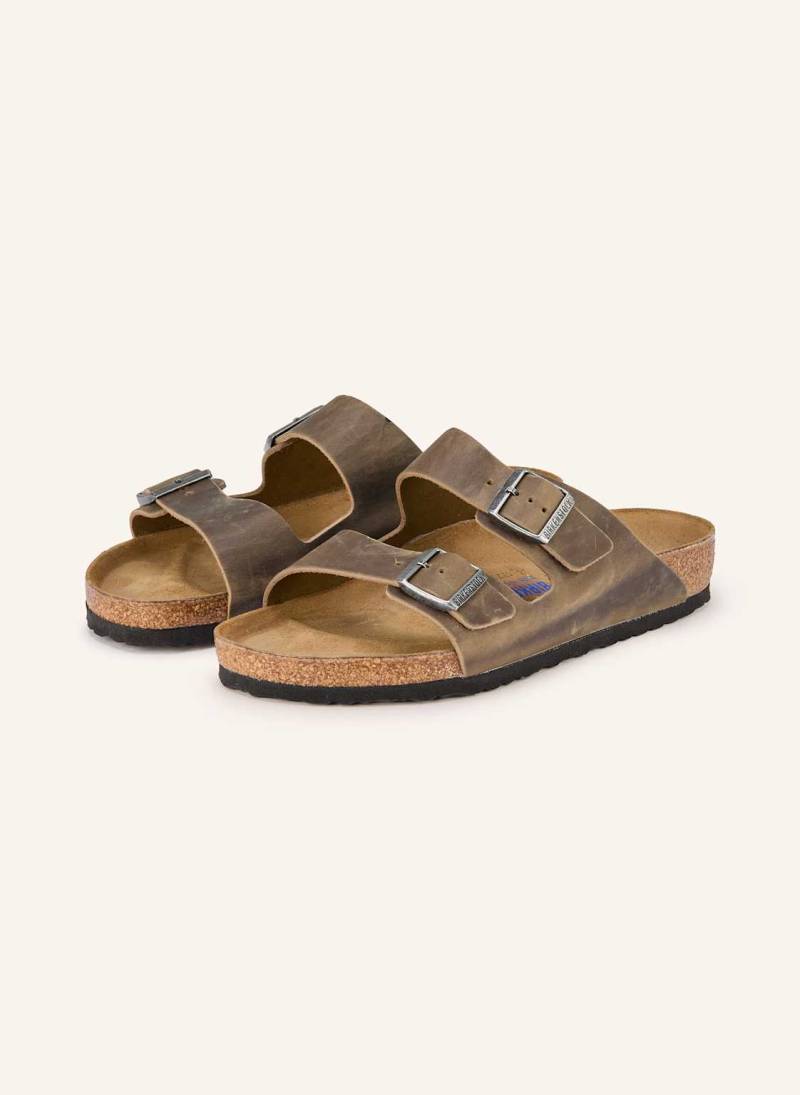Birkenstock Pantoletten Arizona gruen von Birkenstock