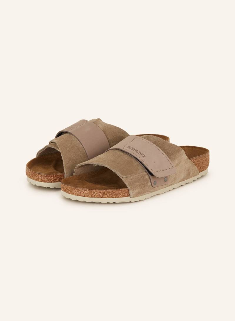 Birkenstock Pantoletten Kyoto beige von Birkenstock