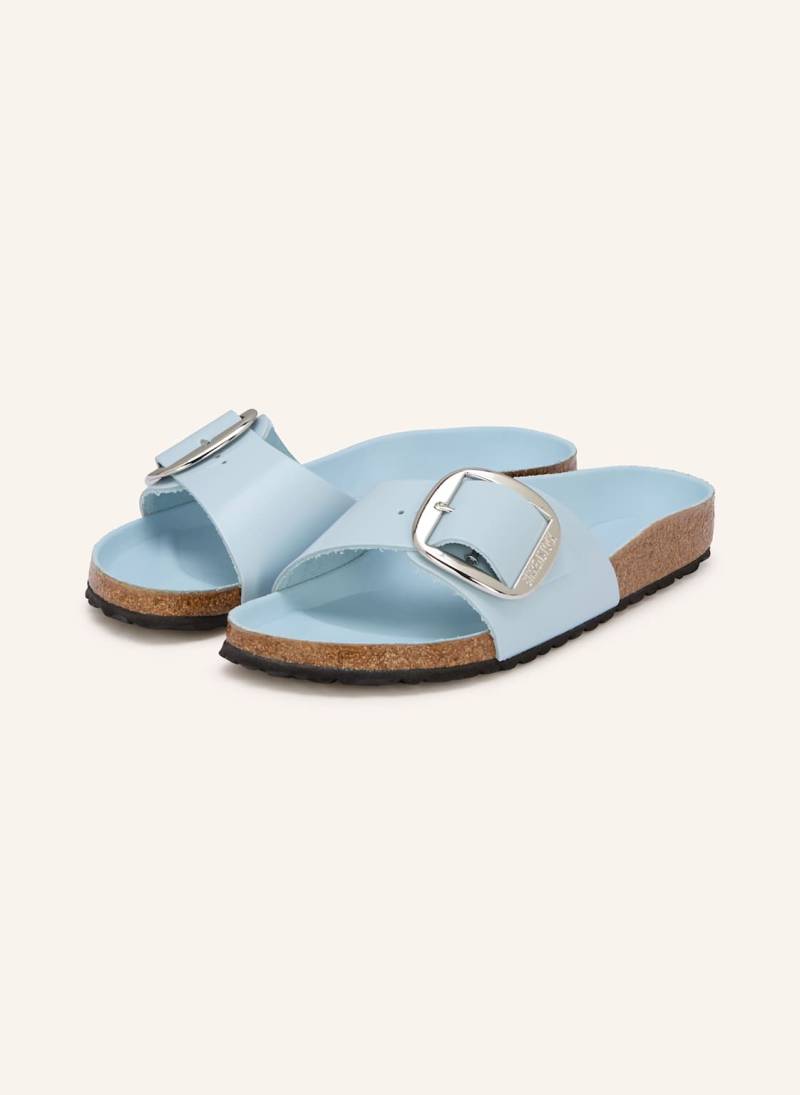 Birkenstock Pantoletten Madrid Big Buckle blau von Birkenstock