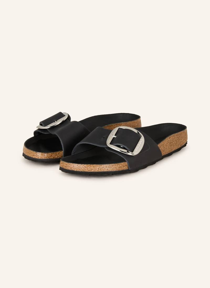 Birkenstock Pantoletten Madrid Big Buckle schwarz von Birkenstock