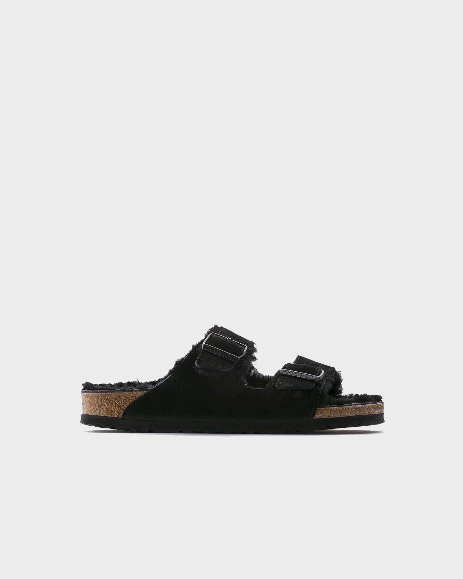 Birkenstock Sandal Arzona Fur Black von Birkenstock