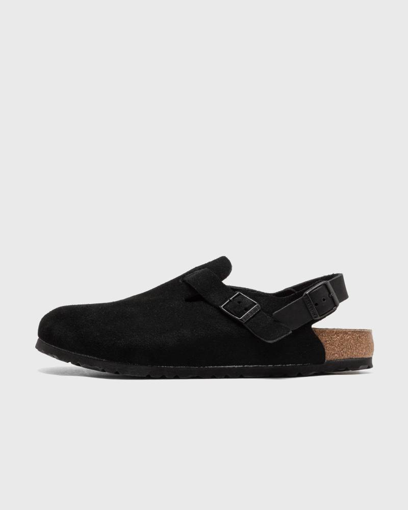 Birkenstock Tokio II Suede Leather men Sandals & Slides black in Größe:43 von Birkenstock