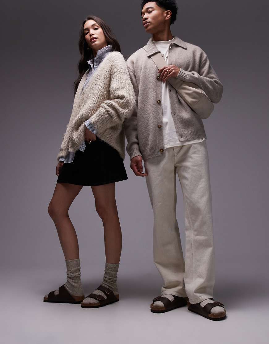 Birkenstock - Unisex - Arizona - Birko-Flor-Sandalen in Dunkelbraun von Birkenstock