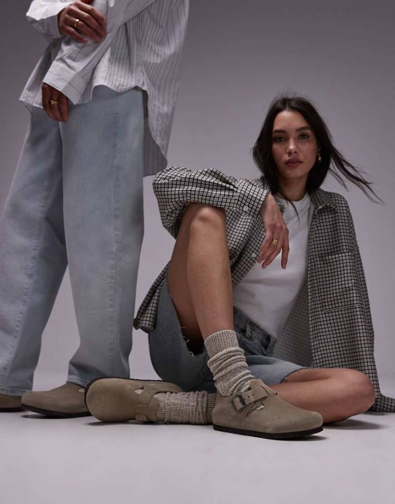 Birkenstock - Unisex - London - Schuhe in Taupe-Braun von Birkenstock