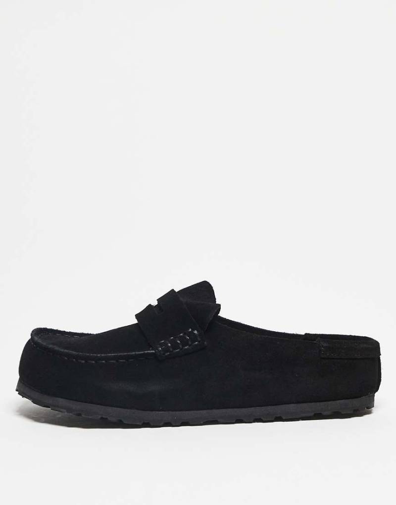 Birkenstock - Unisex - Naples - Wildleder-Loafer in Schwarz mit Wickeldesign von Birkenstock