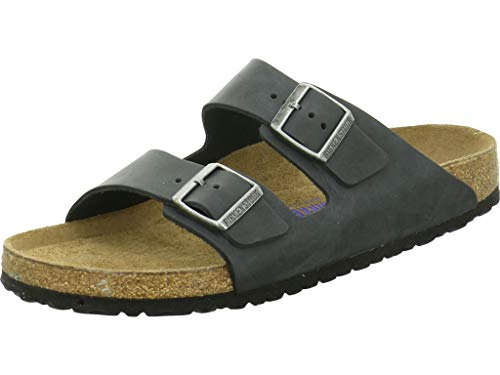 Birkenstock Classic ARIZONA Unisex-Erwachsene Pantoletten, Black Nl, 43 EU von BIRKENSTOCK