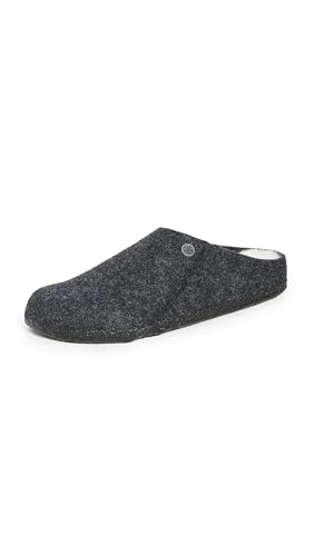 Birkenstock Unisex Zermatt Rivet Shearling Wool Anthracite Gray Sandalen 38 EU von Birkenstock