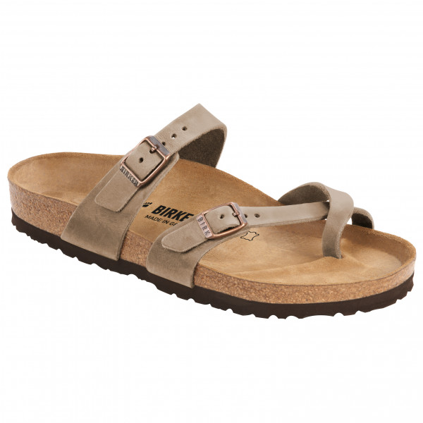 Birkenstock - Women's Mayari FL - Sandalen Gr 41 - Regular beige/braun von Birkenstock