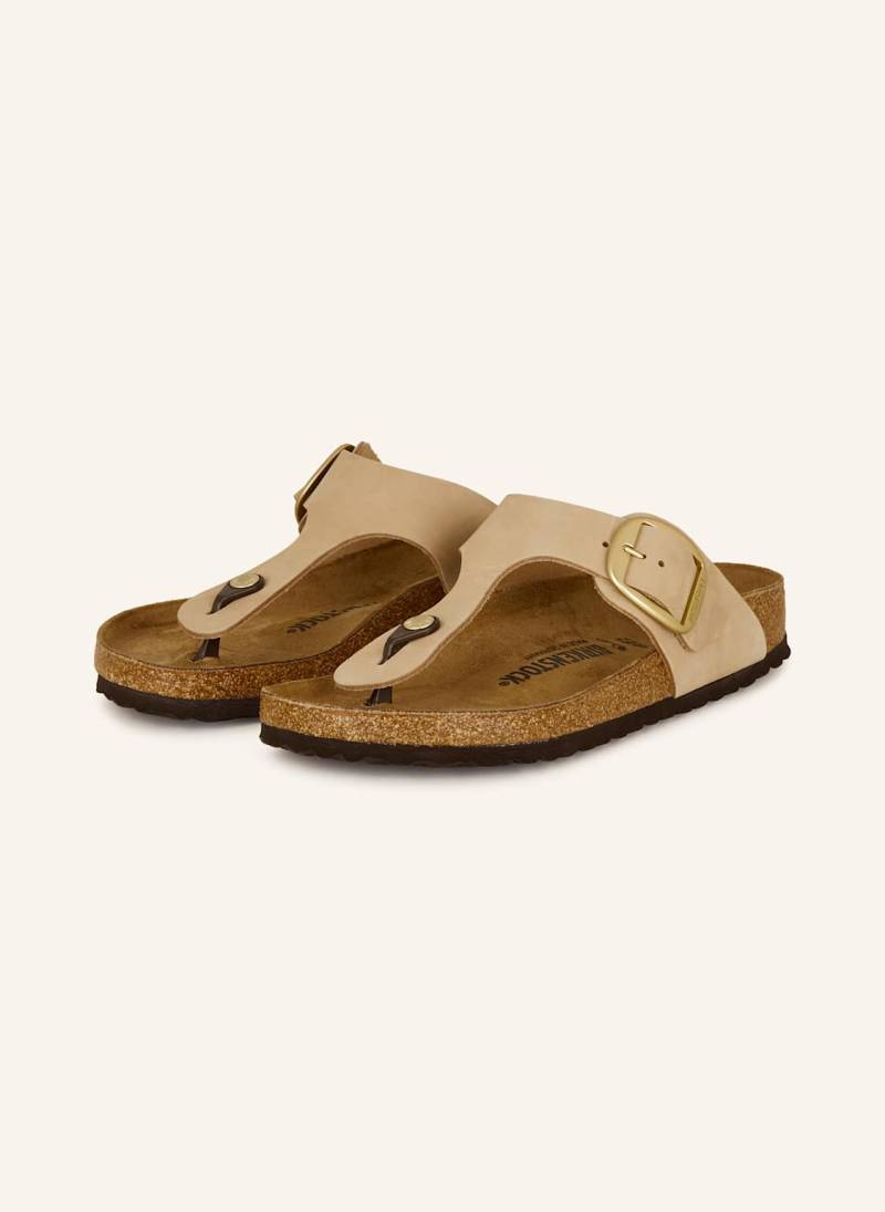 Birkenstock Zehentrenner Gizeh Big Buckle beige von Birkenstock