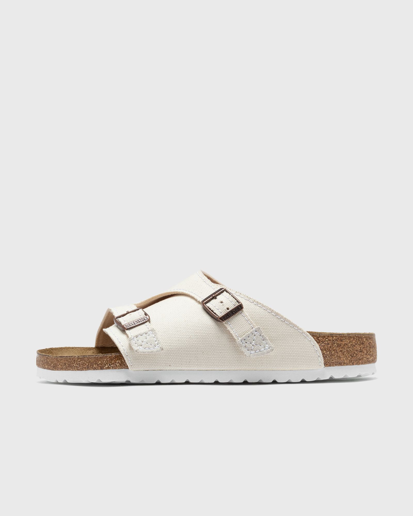 Birkenstock Zürich Canvas TEX men Sandals & Slides white in Größe:45 von Birkenstock