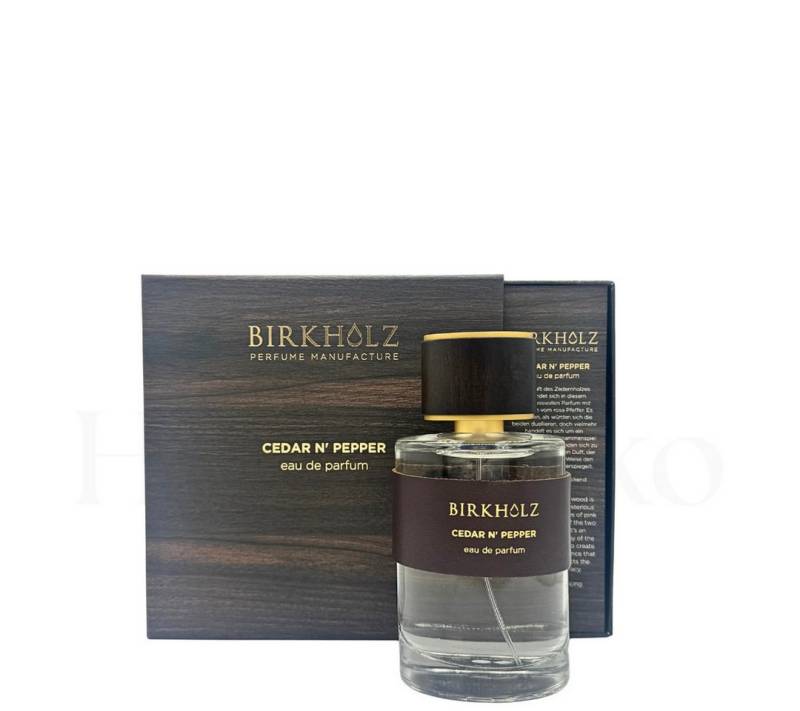 Birkholz Eau de Parfum Woody Collection Cedar N'Pepper 100 ml von Birkholz