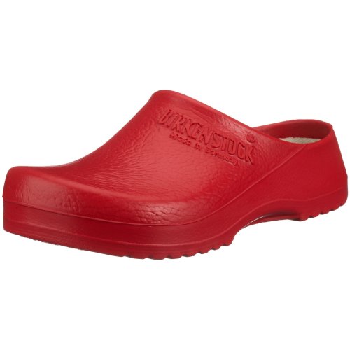 Birki Super Birki 068031, Unisex - Erwachsene Clogs & Pantoletten, weites Fußbett, PU, rot (Red), EU 47 von Birki's
