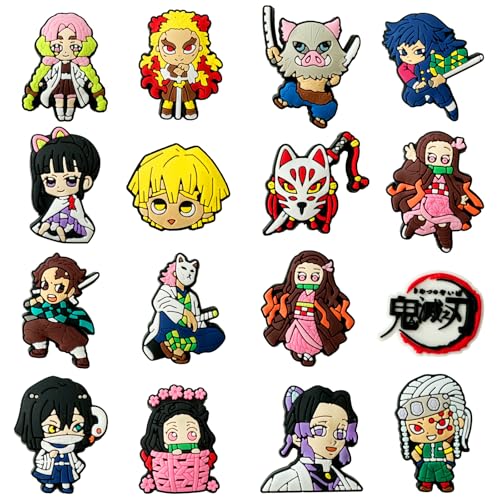 BirthZan Demon Anstecker, 16 Stück Demon Schuhanstecke, Cartoon Schuh Charms Demon Schuh Stecker Aufstecker Set, Jungen Anstecker Kinder Schuh Dekoration Geschenke für Kinder BirthZan Demon Anstecker, 16 Stück Demon Schuhanstecke, Cartoon Schuh Charms Demon Schuh Stecker Aufstecker Set, Jungen Anstecker Kinder Schuh Dekoration Geschenke für Kinder von BirthZan