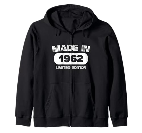 1962 Männer- und Frauengeburtstag Kapuzenjacke 1962 Männer- und Frauengeburtstag Kapuzenjacke von Birthday 1962