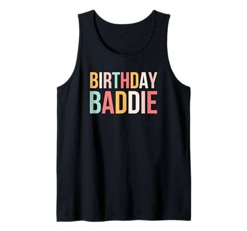Geburtstag Baddie Frauen Cute Birthday Party niedlich Tank Top Geburtstag Baddie Frauen Cute Birthday Party niedlich Tank Top von Birthday Baddie Apparel Co.