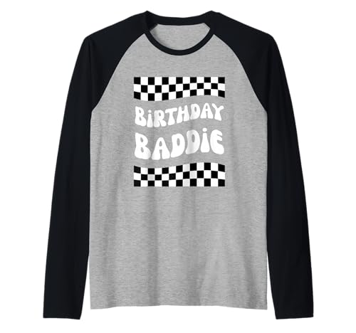 Groovy Birthday Baddie Frauen Cute Birthday Party Spaß Raglan Groovy Birthday Baddie Frauen Cute Birthday Party Spaß Raglan von Birthday Baddie Apparel Co.