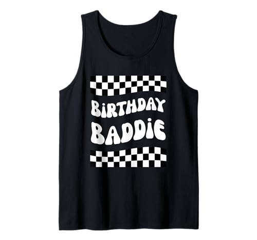 Groovy Birthday Baddie Frauen Cute Birthday Party Spaß Tank Top Groovy Birthday Baddie Frauen Cute Birthday Party Spaß Tank Top von Birthday Baddie Apparel Co.