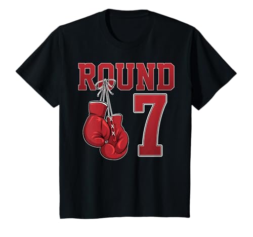 Kinder 7. Geburtstag Boxing Boy 7 Jahre alt Boxer Bday Party T-Shirt Kinder 7. Geburtstag Boxing Boy 7 Jahre alt Boxer Bday Party T-Shirt von Birthday Boxing Boy Bday Party Tee