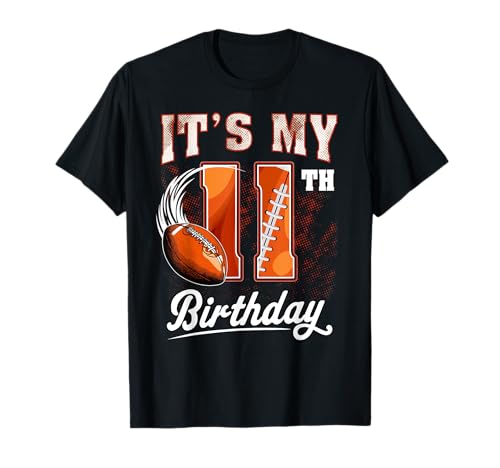 Fußball-Motto-Party für Kinder, 11 Jahre alt, It's My 11. Geburtstag T-Shirt von Birthday Boy Shirt Football Party Family Matching