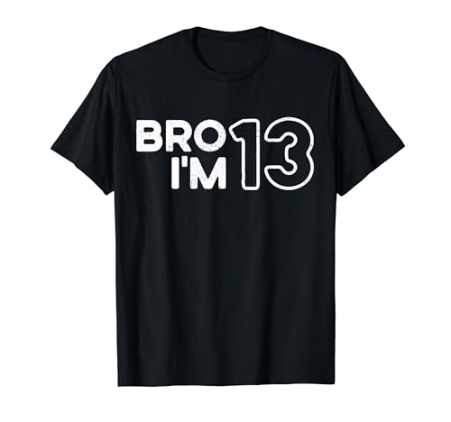 Bruder Ich bin 13, 13 Jahre alt 13. Geburtstag für Mädchen und Jungen T-Shirt Bruder Ich bin 13, 13 Jahre alt 13. Geburtstag für Mädchen und Jungen T-Shirt von Birthday Bro It's my Birthday