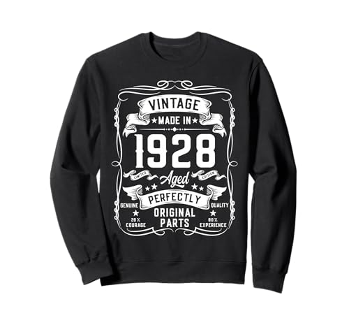 Vintage 1928 97yr 97th Birthday Gifts for Men 97 Years Old Sweatshirt Vintage 1928 97yr 97th Birthday Gifts for Men 97 Years Old Sweatshirt von Birthday Decorations Gifts For Men Co.