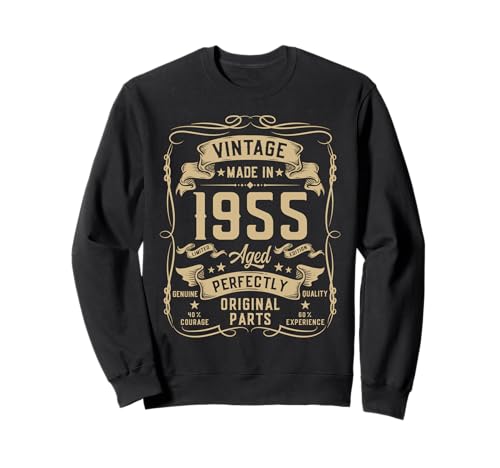 Vintage 1955 70yr 70th Birthday Gifts for Men 70 Years Old Sweatshirt Vintage 1955 70yr 70th Birthday Gifts for Men 70 Years Old Sweatshirt von Birthday Decorations Gifts For Men Co.