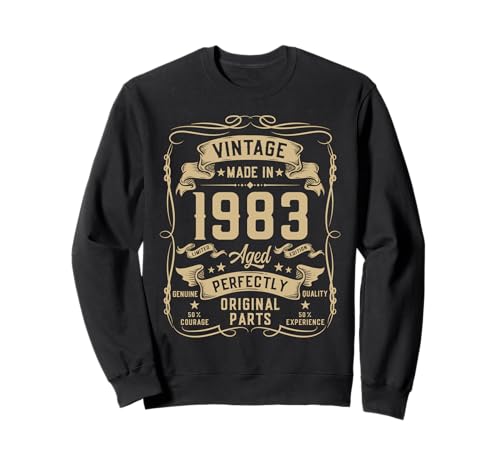 Vintage 1983 42yr 42nd Birthday Gifts for Men 42 Years Old Sweatshirt Vintage 1983 42yr 42nd Birthday Gifts for Men 42 Years Old Sweatshirt von Birthday Decorations Gifts For Men Co.