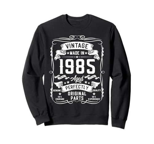 Vintage 1985 40yr 40th Birthday Gifts for Men 40 Years Old Sweatshirt Vintage 1985 40yr 40th Birthday Gifts for Men 40 Years Old Sweatshirt von Birthday Decorations Gifts For Men Co.