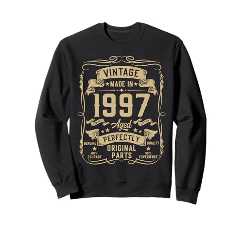Vintage 1997 28yr 28th Birthday Gifts for Men 28 Years Old Sweatshirt Vintage 1997 28yr 28th Birthday Gifts for Men 28 Years Old Sweatshirt von Birthday Decorations Gifts For Men Co.