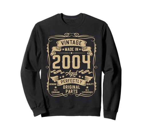 Vintage 2004 21yr 21st Birthday Gifts for Men 21 Years Old Sweatshirt Vintage 2004 21yr 21st Birthday Gifts for Men 21 Years Old Sweatshirt von Birthday Decorations Gifts For Men Co.