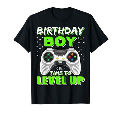 Birthday Boy Time to Level Up Video Game Birthday Gift Boys T-Shirt von Birthday Gamer Shirts