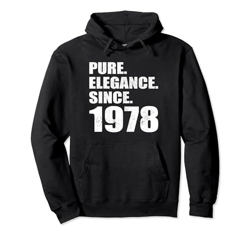 Geburtstag 1978 Jahr Vintage Pure Eleganz Männer Frauen Pullover Hoodie von Birthday Gift Elegance Funny Retro