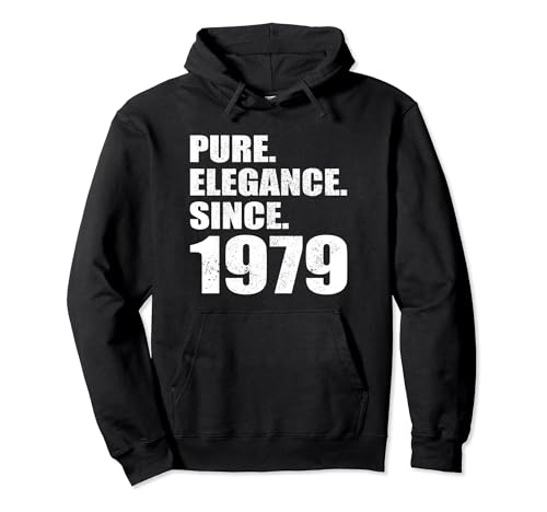 Geburtstag 1979 Jahr Vintage Pure Eleganz Männer Frauen Pullover Hoodie von Birthday Gift Elegance Funny Retro