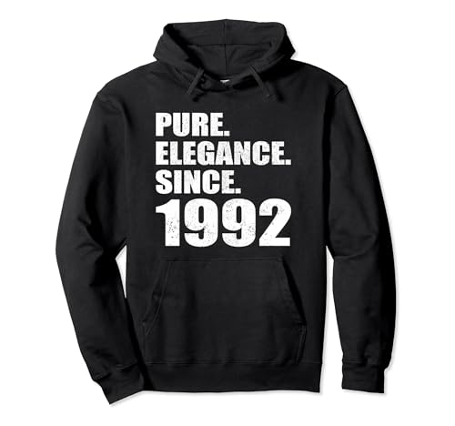 Geburtstag 1992 Jahr Vintage Pure Eleganz Männer Frauen Pullover Hoodie von Birthday Gift Elegance Funny Retro