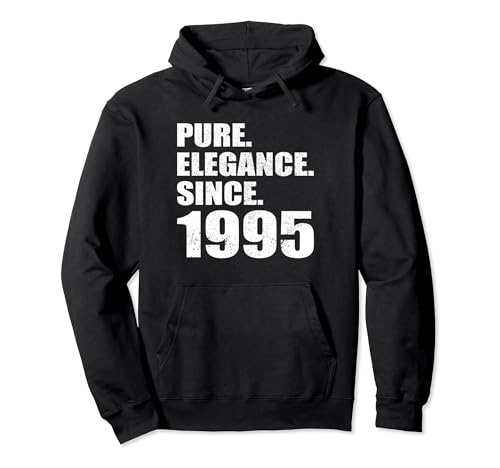 Geburtstag 1995 Jahr Vintage Pure Eleganz Männer Frauen Pullover Hoodie von Birthday Gift Elegance Funny Retro