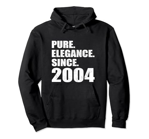Geburtstag 2004 Jahr Vintage Pure Eleganz Männer Frauen Pullover Hoodie von Birthday Gift Elegance Funny Retro