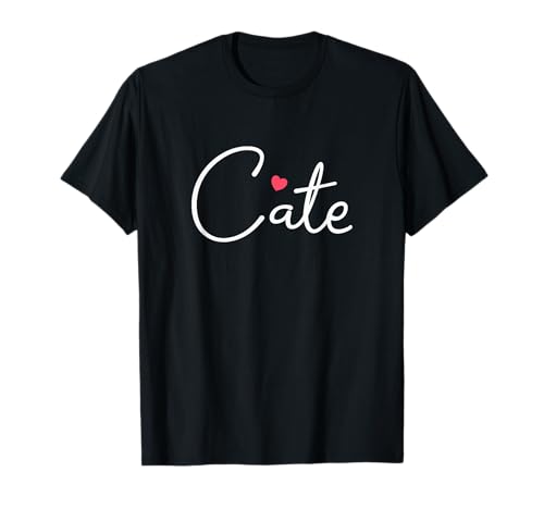 Katzenname Geburtstag Kind Mädchen Frau Personalisierte Katze T-Shirt von Birthday Gifts For Cate Shirts For Girls Women