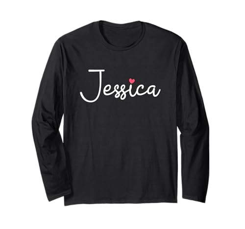 Jessica Name Geburtstag Kind Mädchen Frau Personalisiert Jessica Langarmshirt von Birthday Gifts For Jessica Shirts For Girls Women