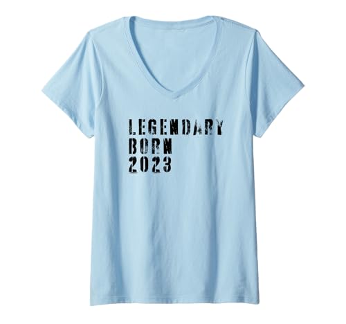 Damen Birthday Gift 2023 Limited Edition T-Shirt mit V-Ausschnitt von Birthday Gifts Ideas Co.