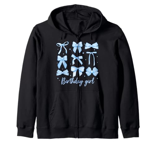 Geburtstag Mädchen Kokette Lustig Geburtstag Mädchen Blau Kokette Schleife Kapuzenjacke Geburtstag Mädchen Kokette Lustig Geburtstag Mädchen Blau Kokette Schleife Kapuzenjacke von Birthday Girl Coquette Bow