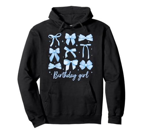 Geburtstag Mädchen Kokette Lustig Geburtstag Mädchen Blau Kokette Schleife Pullover Hoodie Geburtstag Mädchen Kokette Lustig Geburtstag Mädchen Blau Kokette Schleife Pullover Hoodie von Birthday Girl Coquette Bow