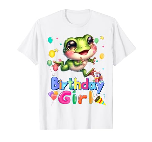 Frosch Geburtstag Prinzessin Mädchen It's My Birthday Frosch T-Shirt Frosch Geburtstag Prinzessin Mädchen It's My Birthday Frosch T-Shirt von Birthday Girl Frog