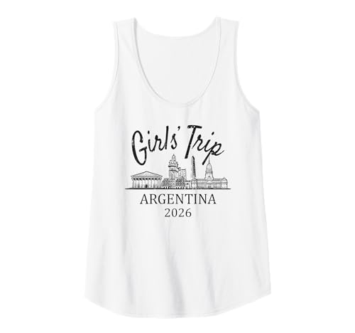 Damen Mädchenreise Argentinien 2026 | Mädchen Reisen Urlaub Tank Top von Birthday Girls' Trip