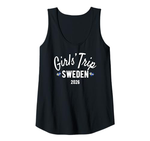 Damen Mädchenreise Schweden 2026 | Girls Travel Vacation Tank Top Damen Mädchenreise Schweden 2026 | Girls Travel Vacation Tank Top von Birthday Girls' Trip
