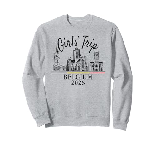 Mädchenreise Belgien 2026 | Girls Travel Vacation Sweatshirt Mädchenreise Belgien 2026 | Girls Travel Vacation Sweatshirt von Birthday Girls' Trip