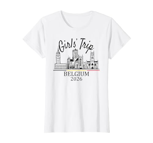 Mädchenreise Belgien 2026 | Girls Travel Vacation T-Shirt Mädchenreise Belgien 2026 | Girls Travel Vacation T-Shirt von Birthday Girls' Trip