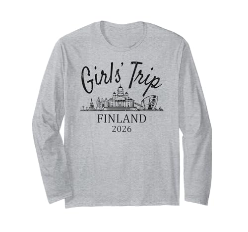 Mädchenreise Finnland 2026 | Girls Travel Vacation Langarmshirt Mädchenreise Finnland 2026 | Girls Travel Vacation Langarmshirt von Birthday Girls' Trip
