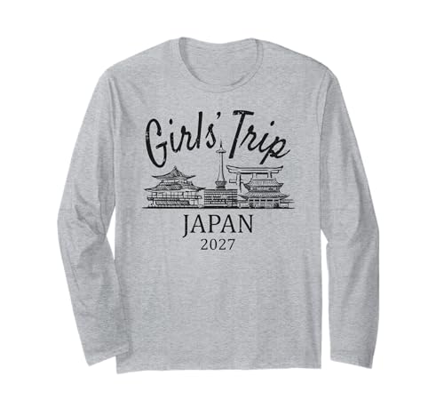 Mädchenreise Japan 2027 | Mädchen Reisen Urlaub Langarmshirt Mädchenreise Japan 2027 | Mädchen Reisen Urlaub Langarmshirt von Birthday Girls' Trip