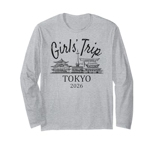 Mädchenreise Tokio Japan 2026 | Mädchen Reisen Urlaub Langarmshirt Mädchenreise Tokio Japan 2026 | Mädchen Reisen Urlaub Langarmshirt von Birthday Girls' Trip