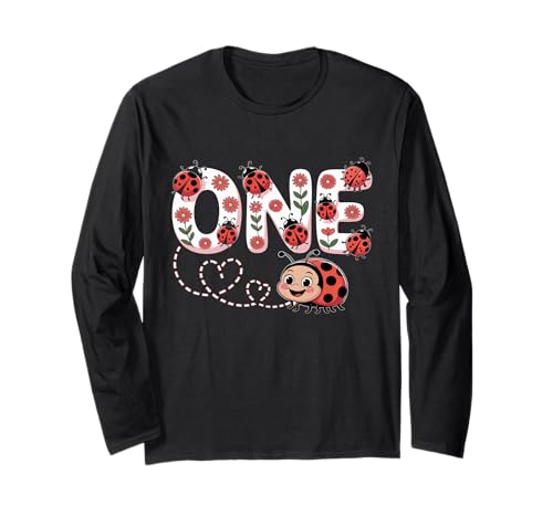 Dieser Marienkäfer ist 1 Jahre alt 1. Geburtstag Mädchen Familie Langarmshirt Dieser Marienkäfer ist 1 Jahre alt 1. Geburtstag Mädchen Familie Langarmshirt von Birthday LadyBug